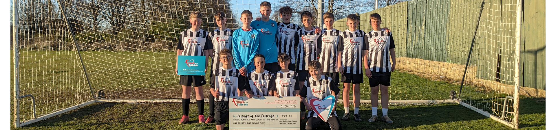 A huge thank you to Northallerton Town Juniors Under 14s!